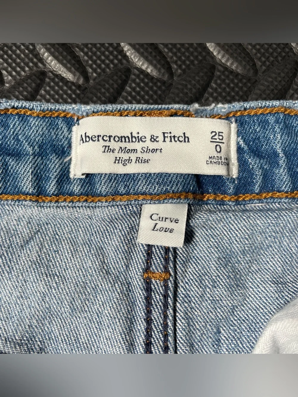 Abercrombie The Mom Short Denim Shorts